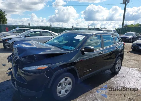 2014 Jeep Cherokee Sport z USA, uszkodzony, nr VIN 1C4PJLAB2EW302892